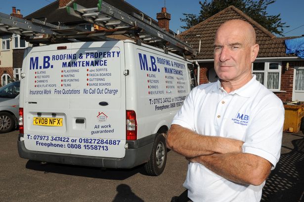 Malcolm Bembridge had tools stolen from his work van.