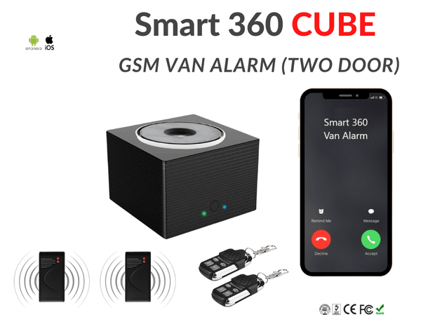 van alarm systems security cube GSM two van alarm cube GSM security system two calls your phone